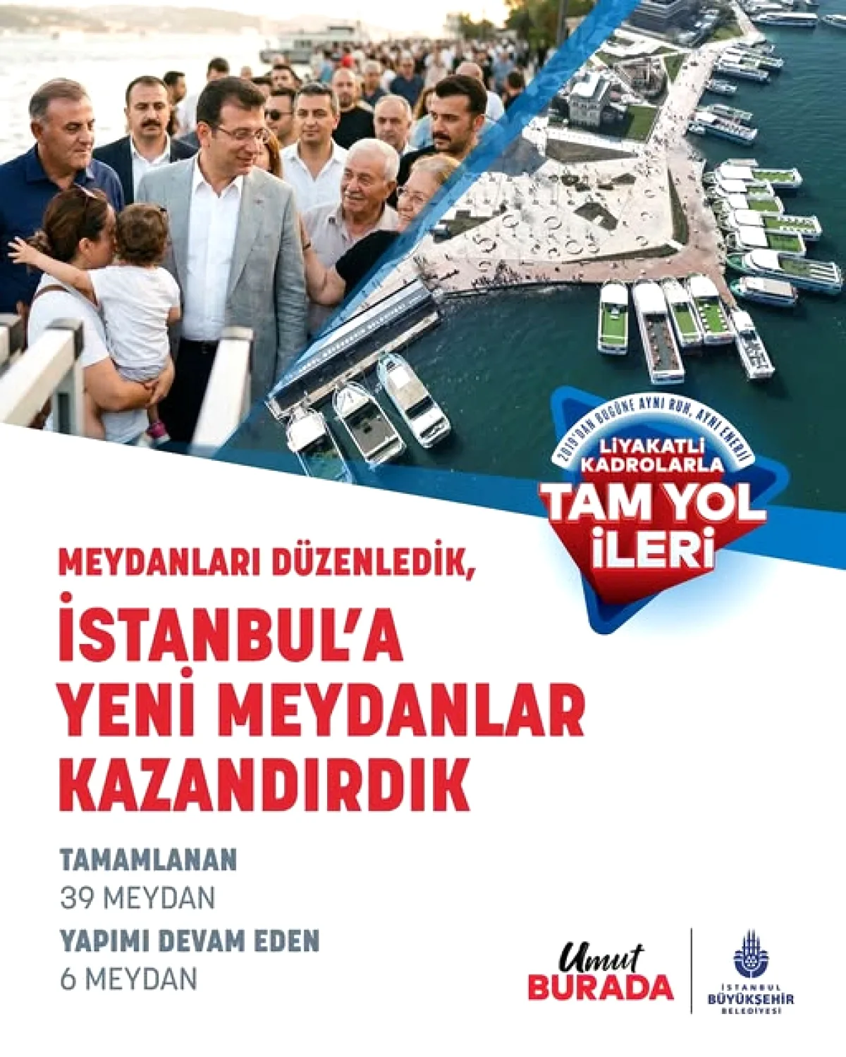 İstanbul'da 2019'dan Bugüne 39 Meydan Tamamlandı, 6'daki Çalışma Sürüyor İstanbul'da 2019'dan Bugüne 39 Meydan Tamamlandı, 6'daki Çalışma Sürüyor