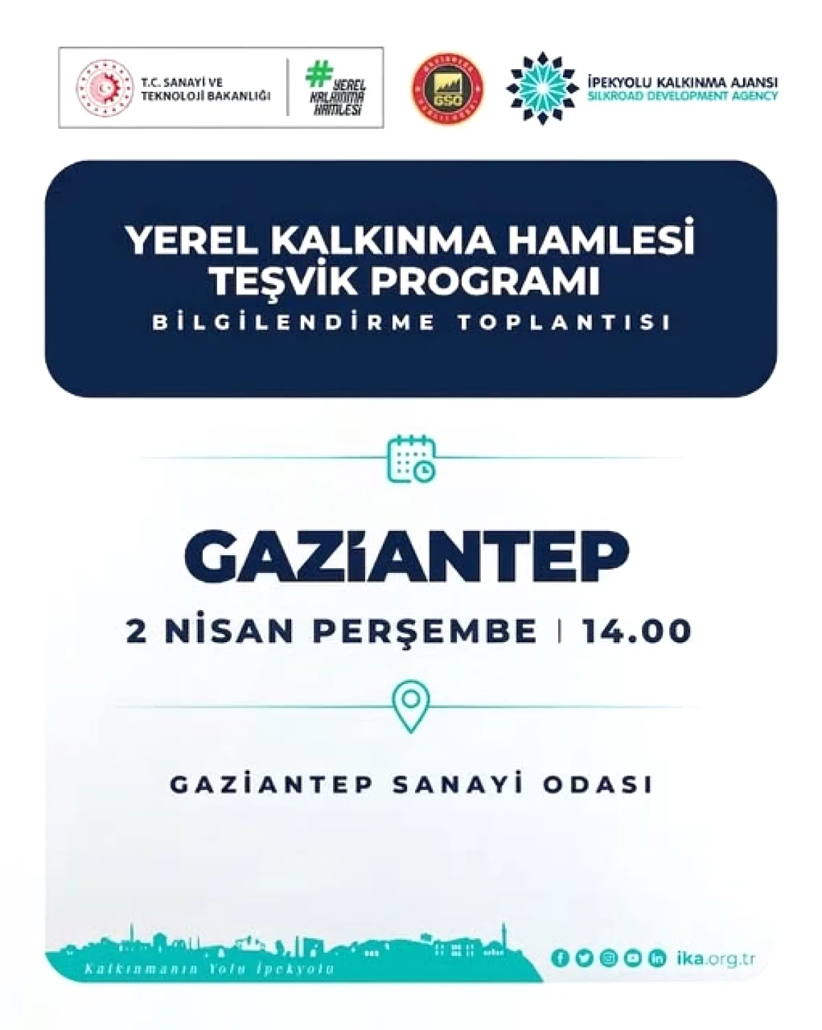 Gaziantep'te Yerel Kalkınma Hamlesi Toplantısı Gaziantep'te Yerel Kalkınma Hamlesi Toplantısı
