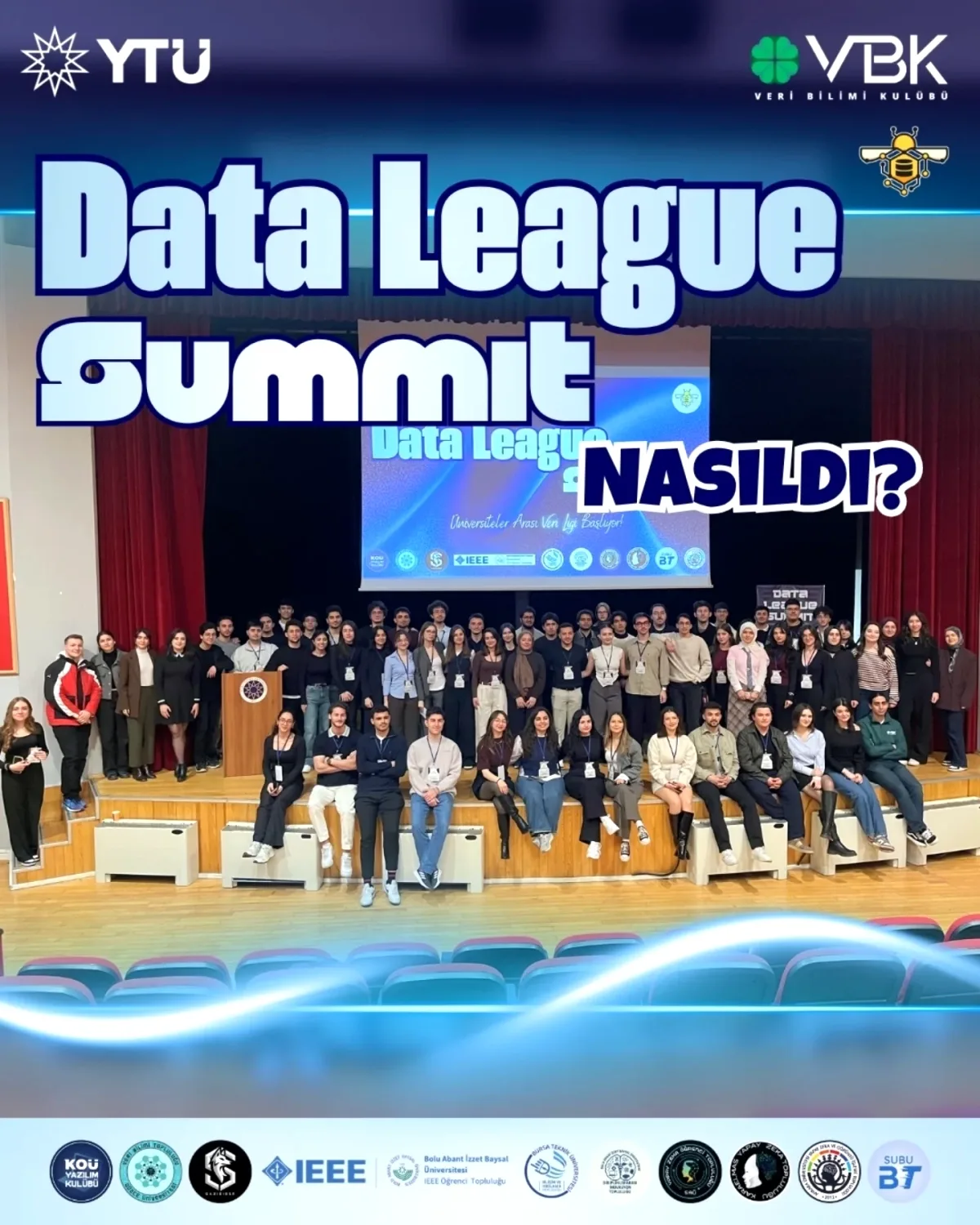 Data League Summit: YTÜ'de Veri Bilimi Ekosistemi Bir Araya Geldi Data League Summit: YTÜ'de Veri Bilimi Ekosistemi Bir Araya Geldi