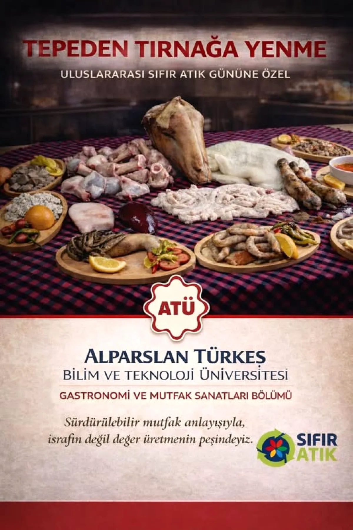 30 Mart Sıfır Atık Günü: Adana ATÜ'de Gıda İsrafına Son 30 Mart Sıfır Atık Günü: Adana ATÜ'de Gıda İsrafına Son