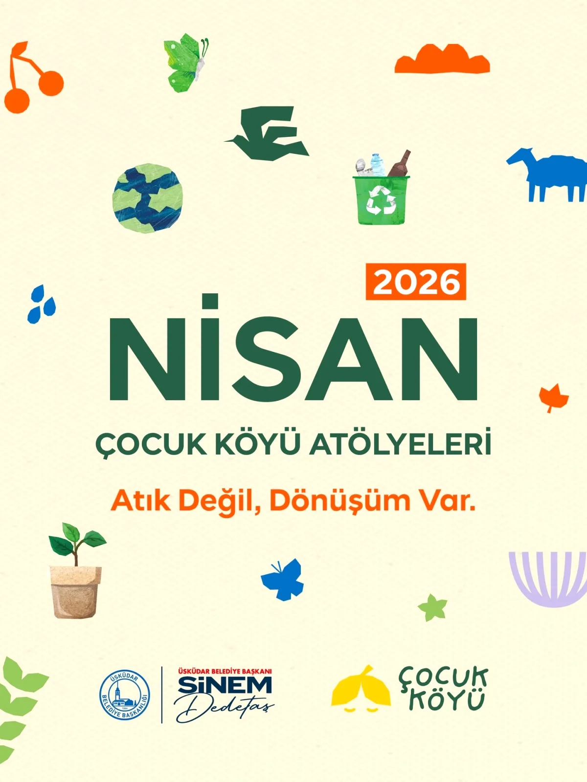 Üsküdar Çocuk Köyü'nde Nisan Atölyeleri! Ücretsiz ve Kontenjanlı Üsküdar Çocuk Köyü'nde Nisan Atölyeleri! Ücretsiz ve Kontenjanlı