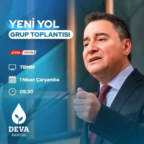 Ali Babacan Yarın TBMM'de Konuşacak: Yeni Yol Grup Toplantısı'nda Neler Söyleyecek?