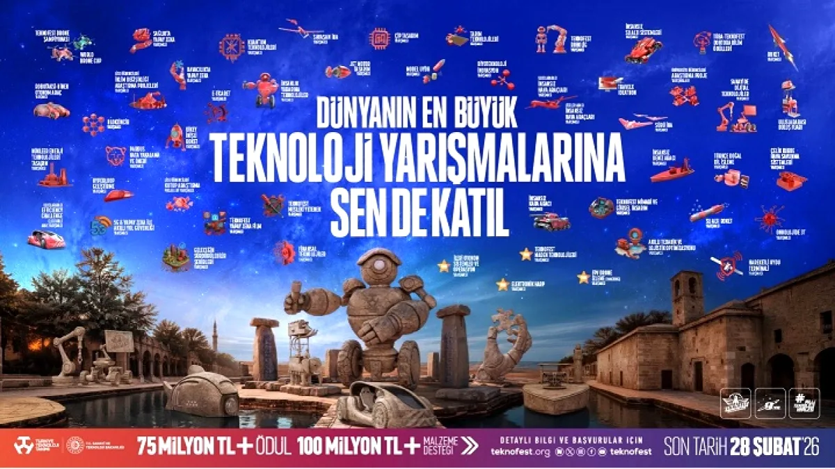 TEKNOFEST 2026 Başvuruları Uzatıldı! Şanlıurfa'da Tarihi Buluşma TEKNOFEST 2026 Başvuruları Uzatıldı! Şanlıurfa'da Tarihi Buluşma