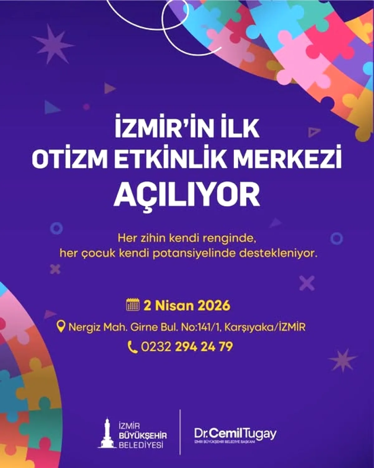 İzmir'in İlk Otizm Etkinlik Merkezi Açılıyor - Karşıyaka'da İzmir'in İlk Otizm Etkinlik Merkezi Açılıyor - Karşıyaka'da