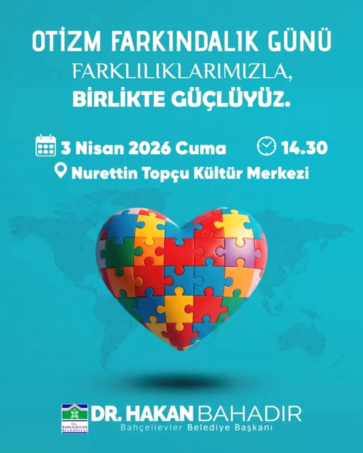 Bahçelievler'de Otizm Farkındalığı İçin Buluşma Bahçelievler'de Otizm Farkındalığı İçin Buluşma
