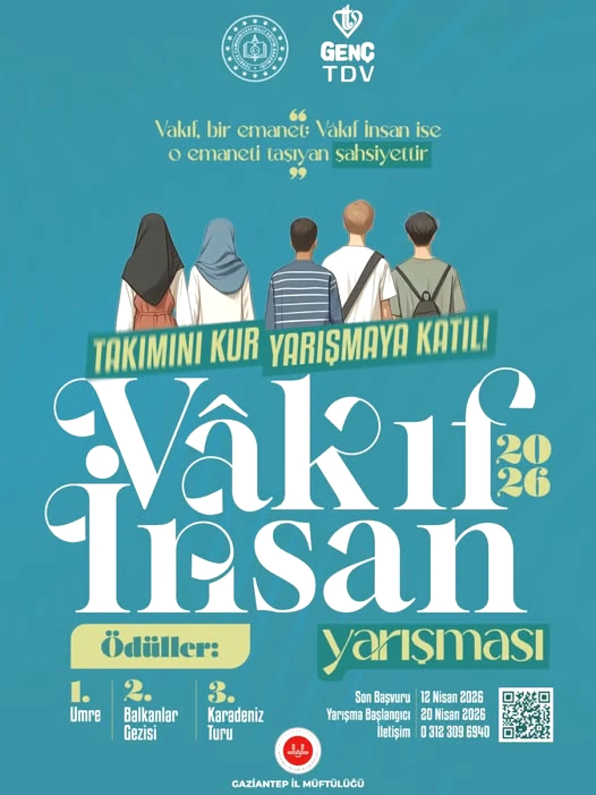 2026 Vâkıf İnsan Yarışması Başlıyor! Liseli Gençler Umre ve Gezi Ödülleri İçin 2026 Vâkıf İnsan Yarışması Başlıyor! Liseli Gençler Umre ve Gezi Ödülleri İçin
