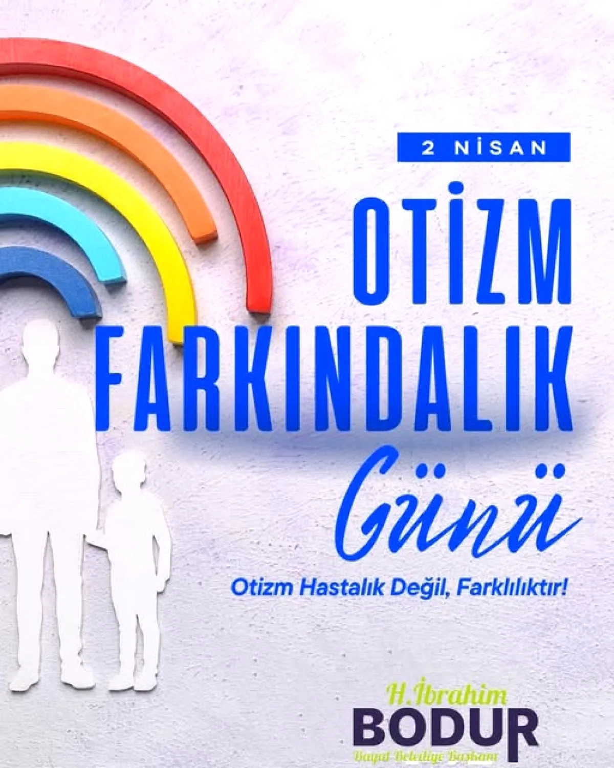 Bayat Belediye Başkanı Otizm Farkındalık Günü'nde Anlamlı Mesaj Bayat Belediye Başkanı Otizm Farkındalık Günü'nde Anlamlı Mesaj