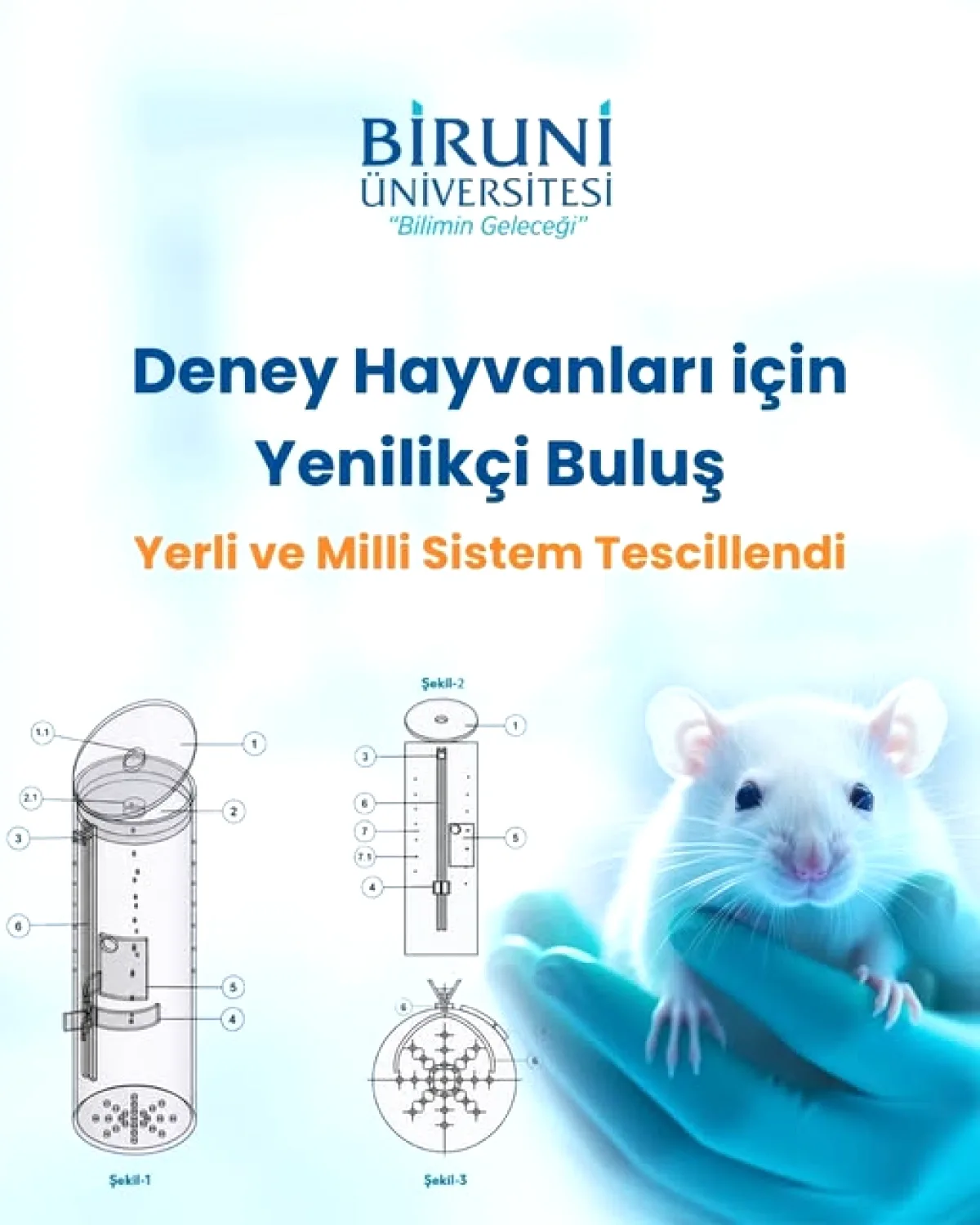 Deney Hayvanları İçin Yenilikçi Sistem Tescillendi Deney Hayvanları İçin Yenilikçi Sistem Tescillendi