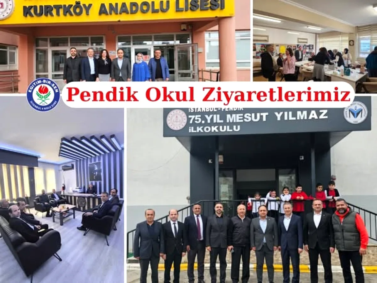 Eğitim-Bir-Sen Pendik'te Öğretmenler Odası Ziyareti Gerçekleştirdi Eğitim-Bir-Sen Pendik'te Öğretmenler Odası Ziyareti Gerçekleştirdi