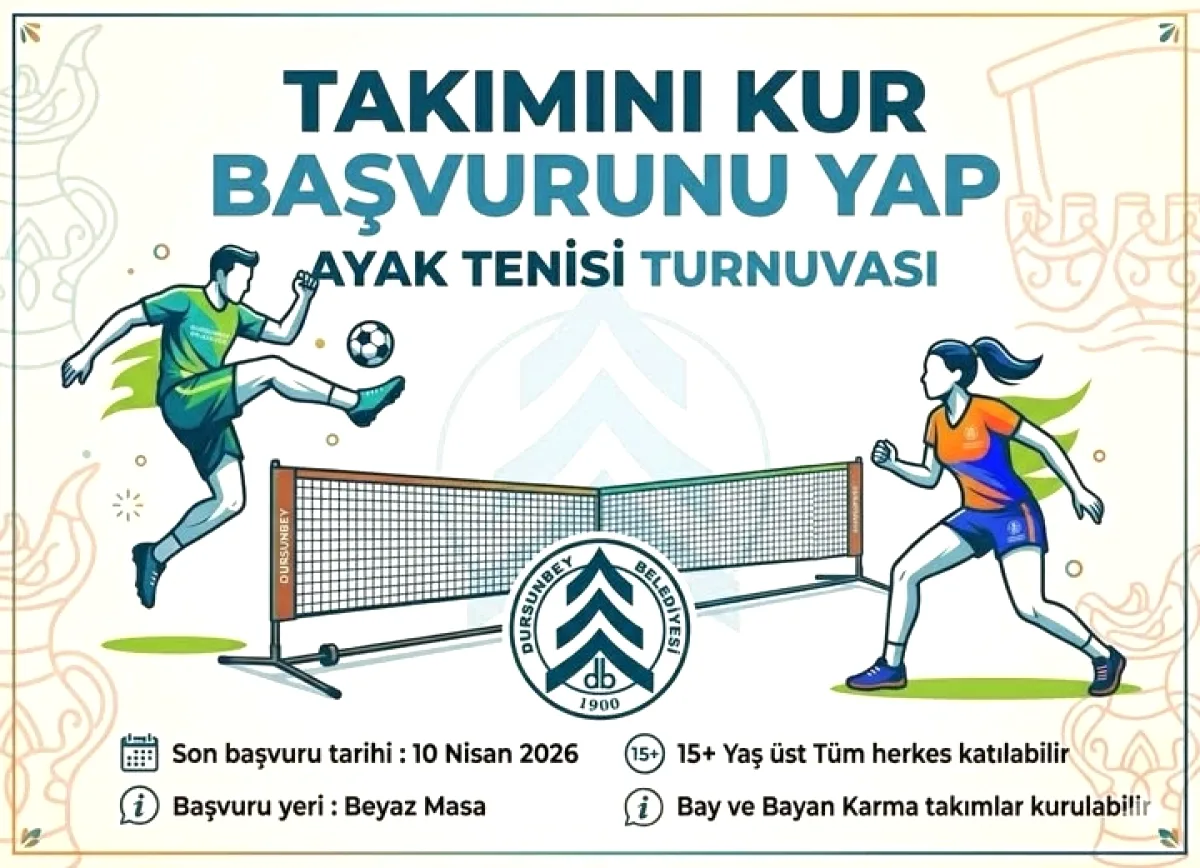 Dursunbey'de Ayak Tenisi Heyecanı! Başvurular 10 Nisan'da Bitiyor Dursunbey'de Ayak Tenisi Heyecanı! Başvurular 10 Nisan'da Bitiyor