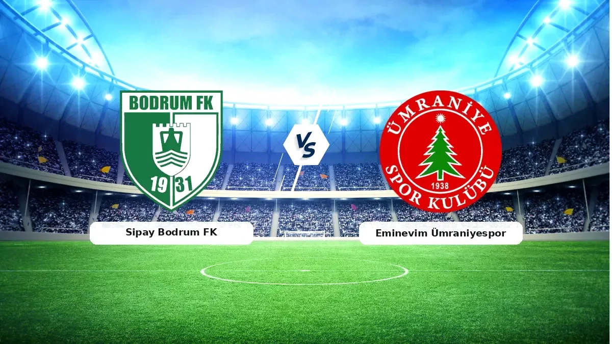 Bodrum'da Kritik Maç: Sipay Bodrum FK - Eminevim Ümraniyespor Bodrum'da Kritik Maç: Sipay Bodrum FK - Eminevim Ümraniyespor