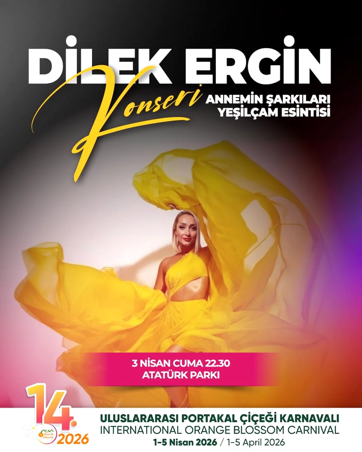 Adana'da Nostalji Dolu Bir Akşam: Dilek Ergin Konseri Adana'da Nostalji Dolu Bir Akşam: Dilek Ergin Konseri
