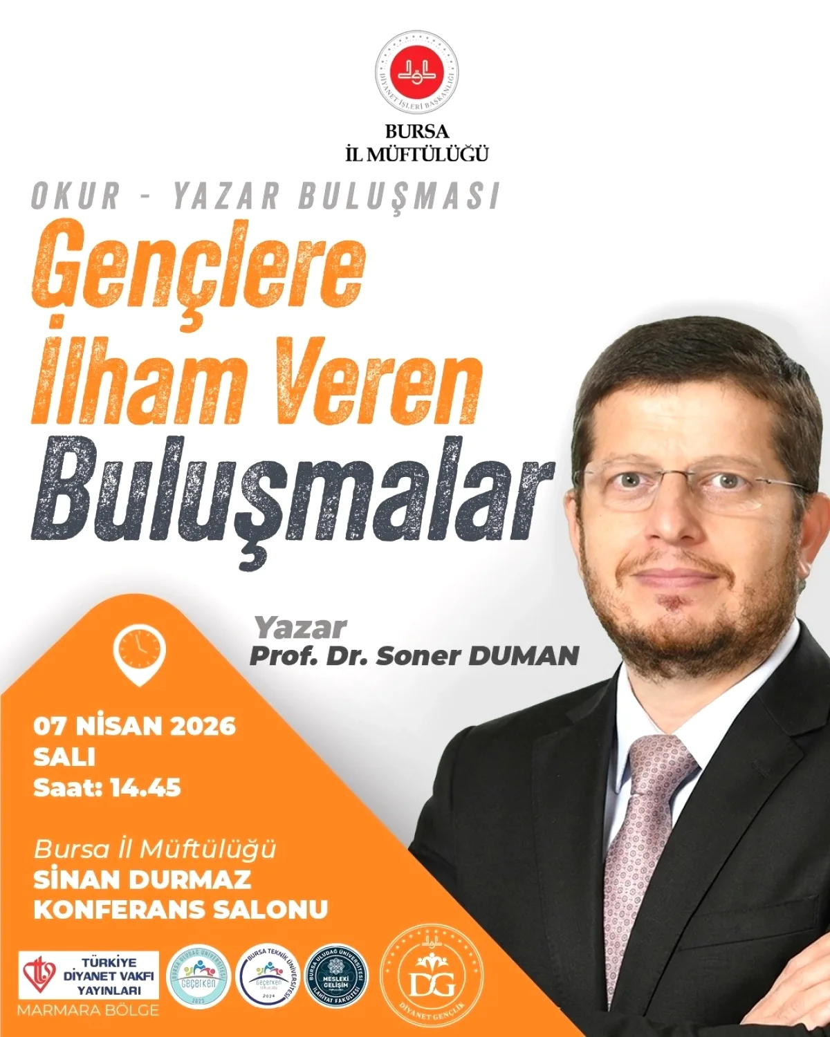 Gençlere İlham Veren Buluşmalar Bursa'da Başlıyor Gençlere İlham Veren Buluşmalar Bursa'da Başlıyor