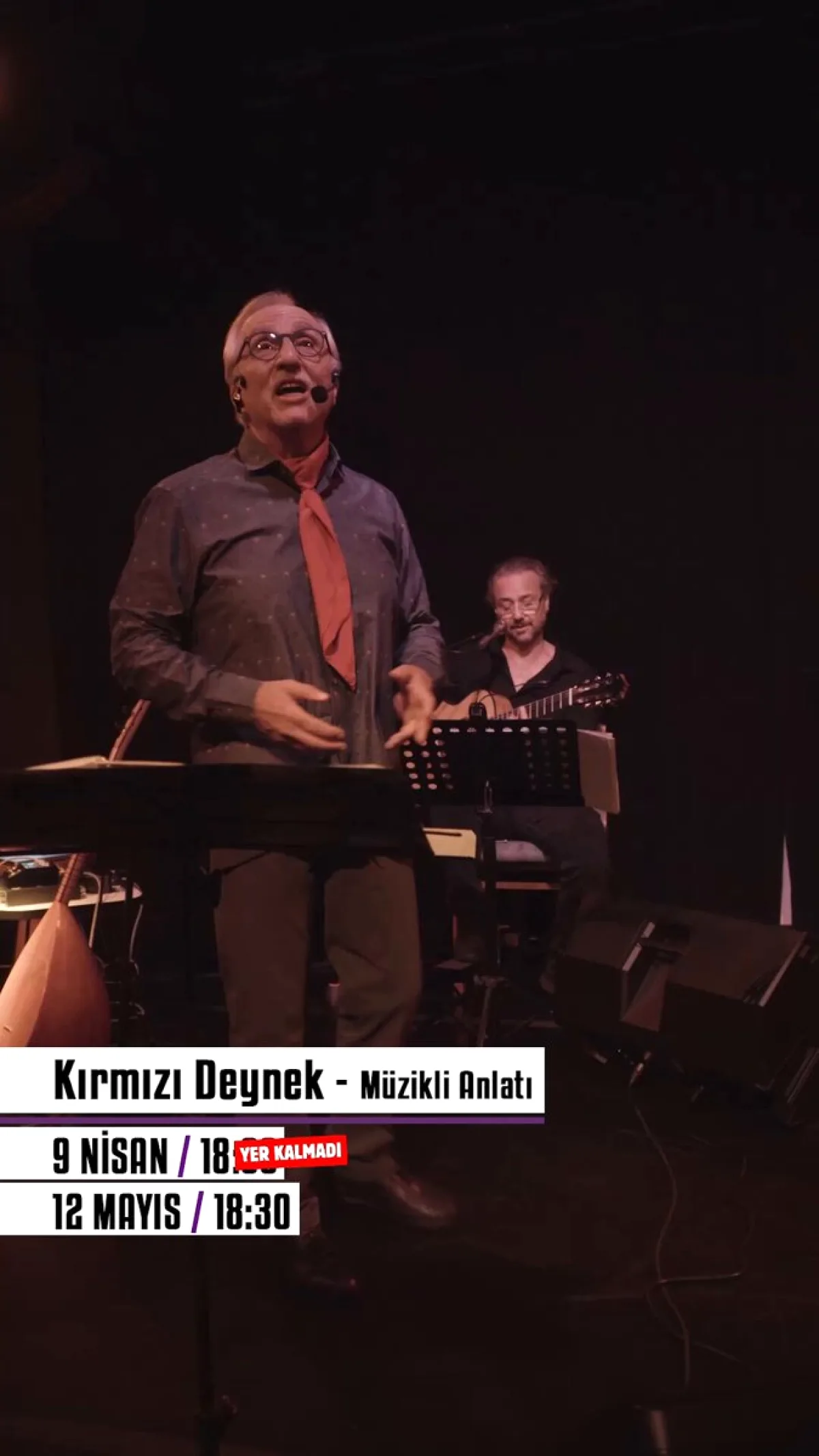 Kırmızı Deynek Sahneleniyor: Yaşar Kemal'in Şiiri Müzikle Buluşuyor Kırmızı Deynek Sahneleniyor: Yaşar Kemal'in Şiiri Müzikle Buluşuyor