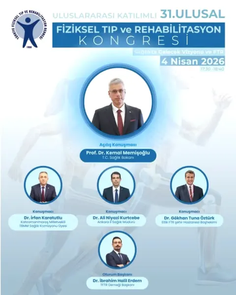 Memişoğlu, Antalya'da Fizik Tedavi Kongresi Açıyor