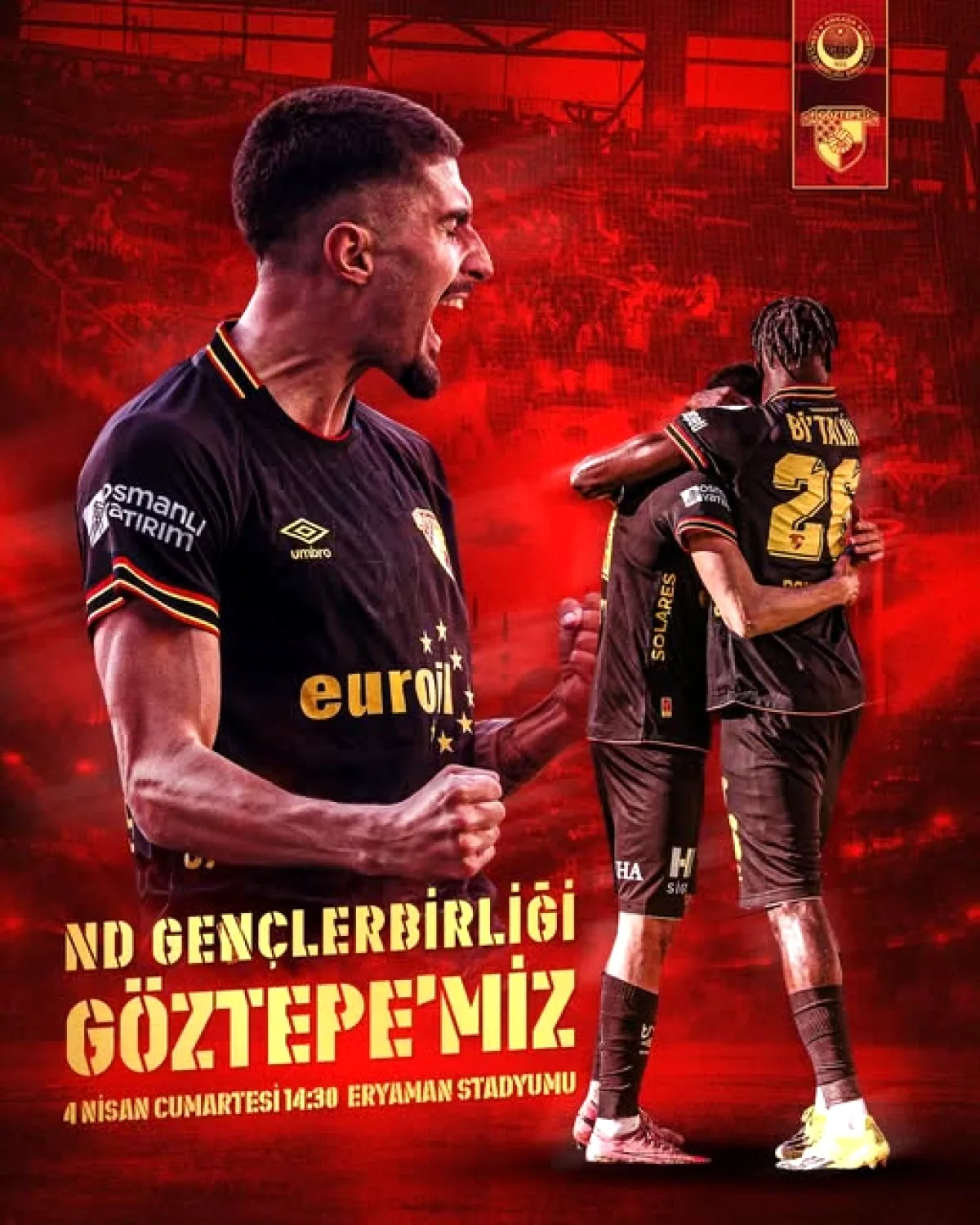 Göztepe Bugün Deplasmanda Gençlerbirliği ile Oynuyor Göztepe Bugün Deplasmanda Gençlerbirliği ile Oynuyor