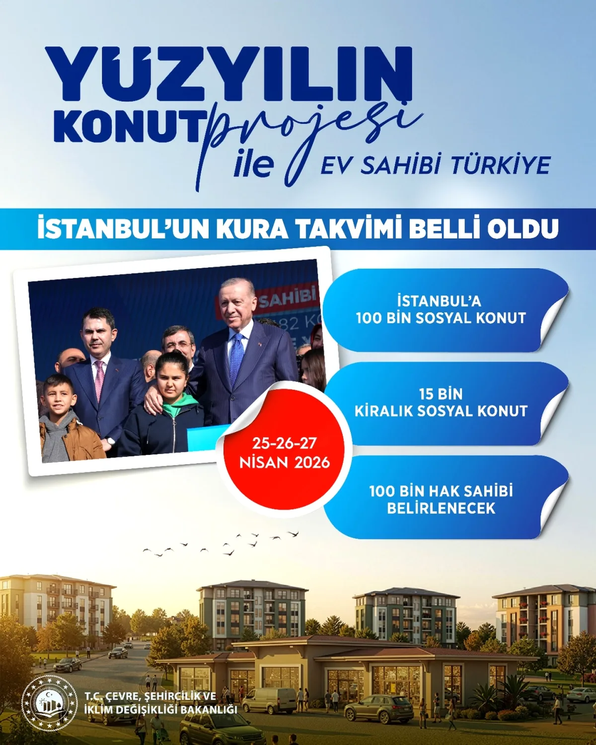 İstanbul'da 100.000 Konutun Sahibi 25 Nisan'da Kura ile Belirlenecek İstanbul'da 100.000 Konutun Sahibi 25 Nisan'da Kura ile Belirlenecek