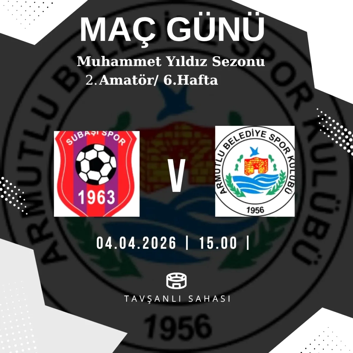 Yalova Armutlu Belediyespor - Subaşı Spor: Amatör Ligde Şampiyonluk Yolunda Kritik Maç Bugün! Yalova Armutlu Belediyespor - Subaşı Spor: Amatör Ligde Şampiyonluk Yolunda Kritik Maç Bugün!