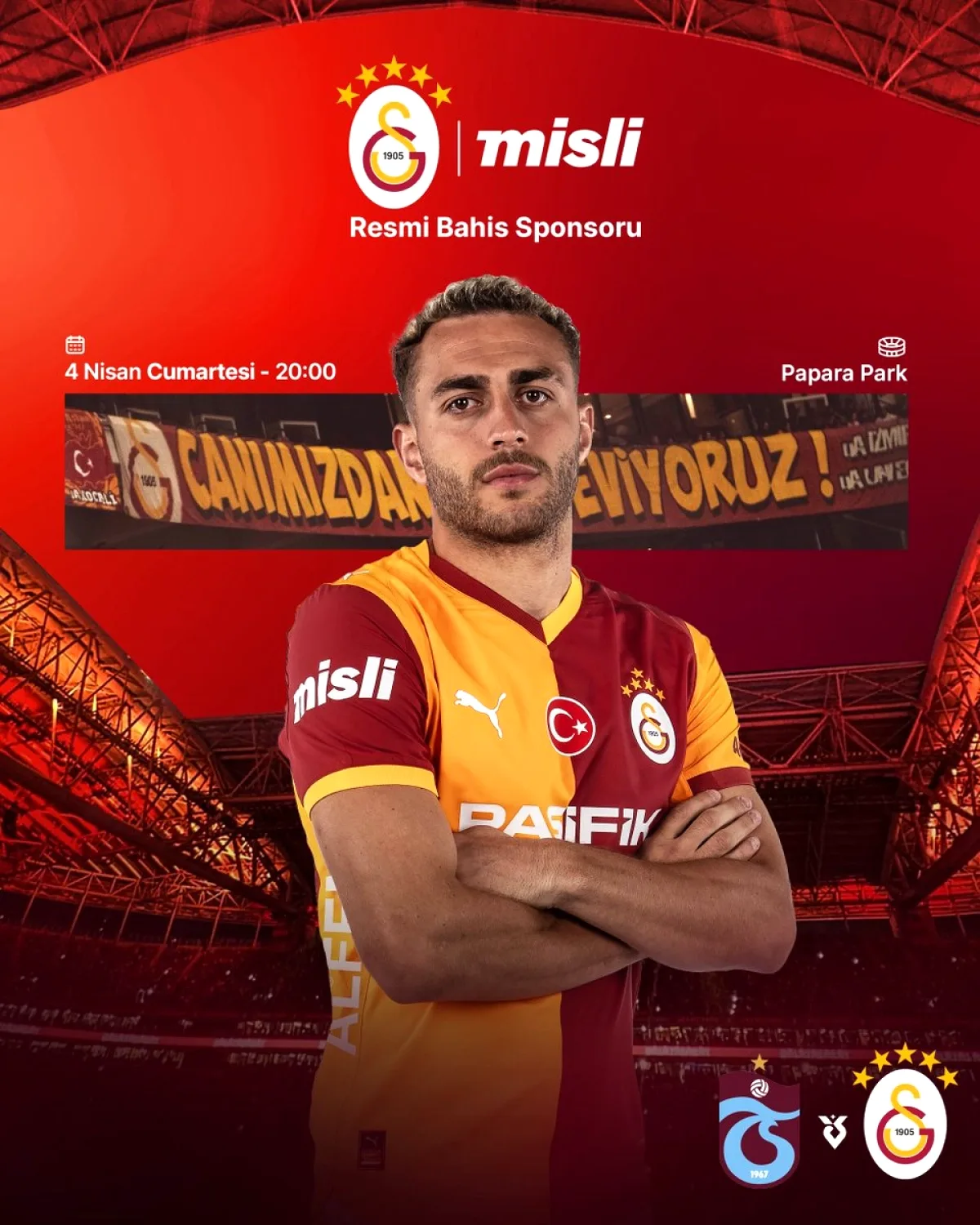Galatasaray Trabzon'da! Misli ile Kazanmanın Tutkusunu Yaşa Galatasaray Trabzon'da! Misli ile Kazanmanın Tutkusunu Yaşa