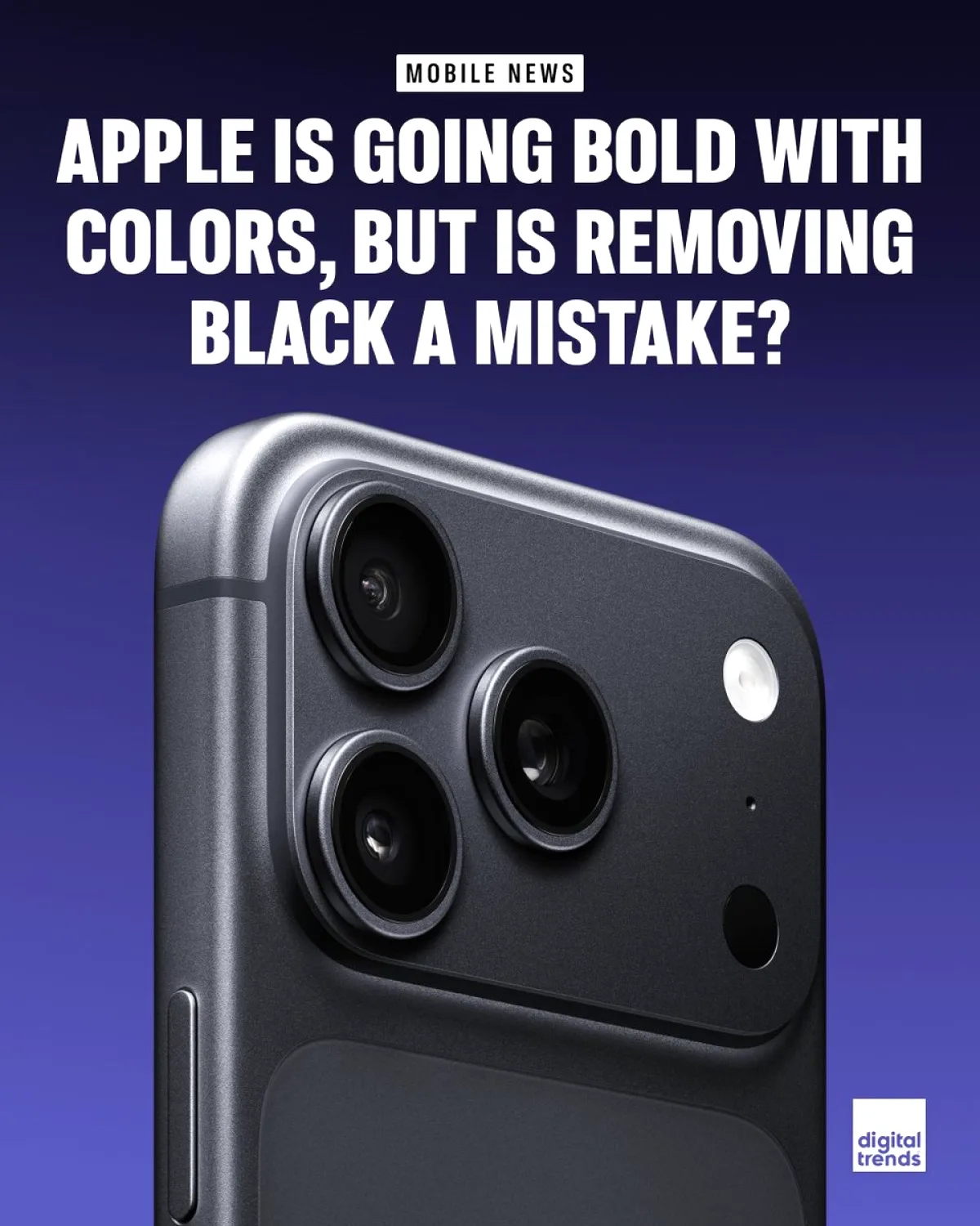 iPhone 18 Pro'da Siyah Renk Seçeneği Tekrar Çıkarılabilir mi? iPhone 18 Pro'da Siyah Renk Seçeneği Tekrar Çıkarılabilir mi?