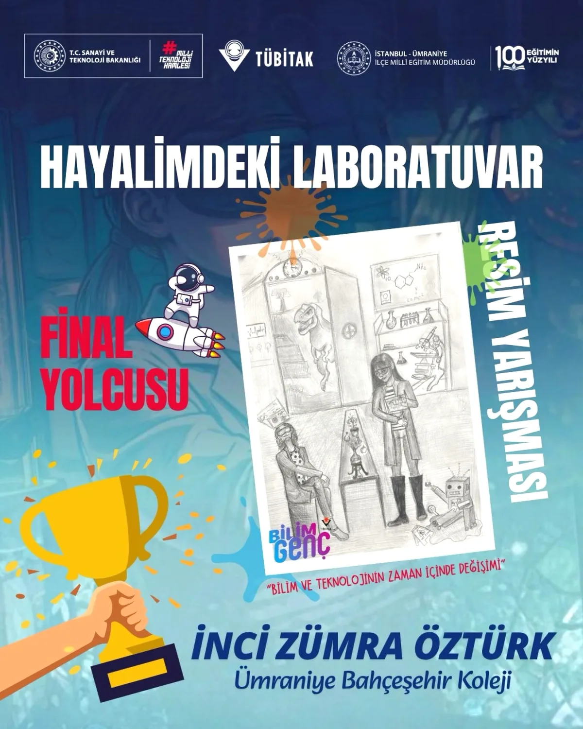 Ümraniye'den Genç Yetenek: İnci Zümra Öztürk TÜBİTAK Finalinde! Ümraniye'den Genç Yetenek: İnci Zümra Öztürk TÜBİTAK Finalinde!