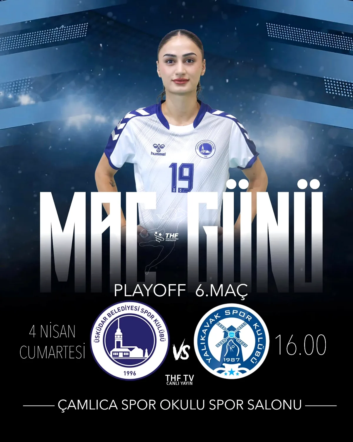 Üsküdar Belediyesi SK Playoff'da! Bugün 16:00'da Sahada Üsküdar Belediyesi SK Playoff'da! Bugün 16:00'da Sahada
