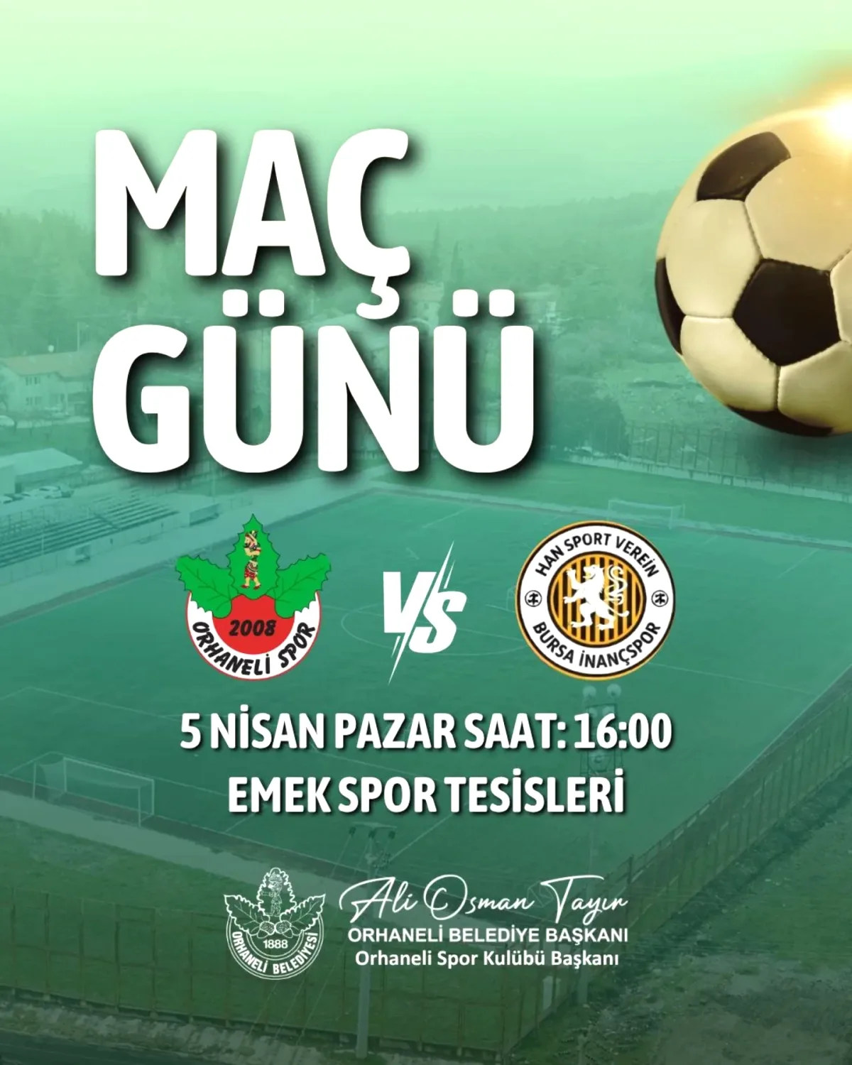Orhaneli Belediyesi'nden Spor Takımlarına Başarı Mesajı Orhaneli Belediyesi'nden Spor Takımlarına Başarı Mesajı