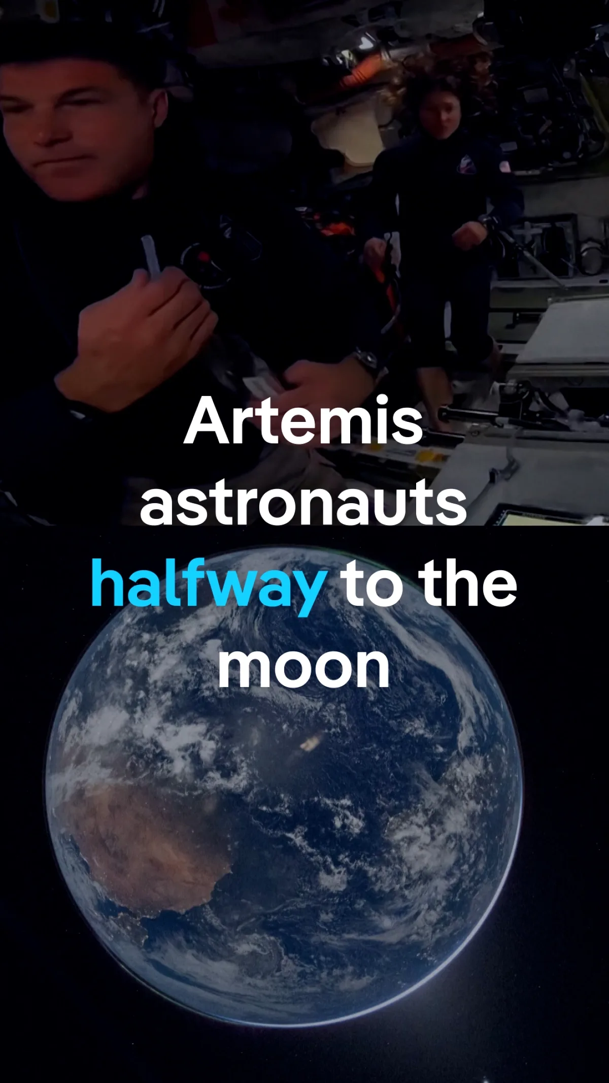 Artemis 2 Astronotları Dünya ile Ay Arasındaki Yolun Yarısını Geçti Artemis 2 Astronotları Dünya ile Ay Arasındaki Yolun Yarısını Geçti