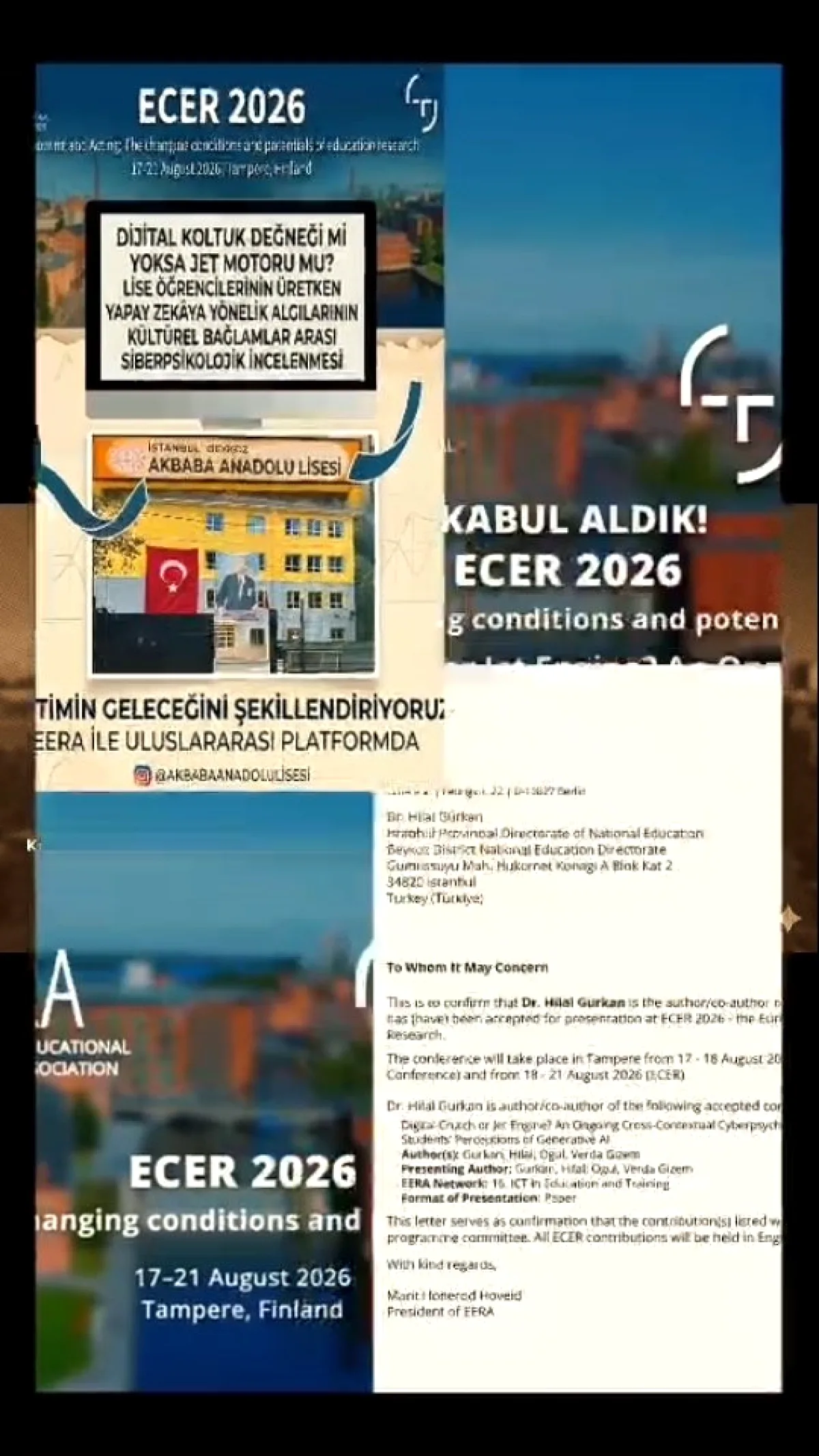 Beykoz'dan Tampere'ye: Akbaba Lisesi Öğrencileri ECER 2026'da Beykoz'dan Tampere'ye: Akbaba Lisesi Öğrencileri ECER 2026'da