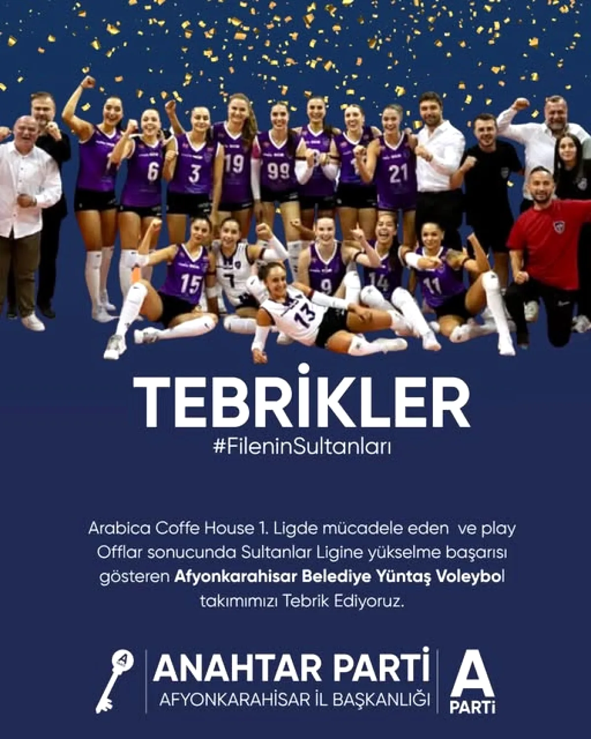 Afyonkarahisar'ın Gururu: Yüntaş Voleybol Sultanlar Ligi'nde! Afyonkarahisar'ın Gururu: Yüntaş Voleybol Sultanlar Ligi'nde!