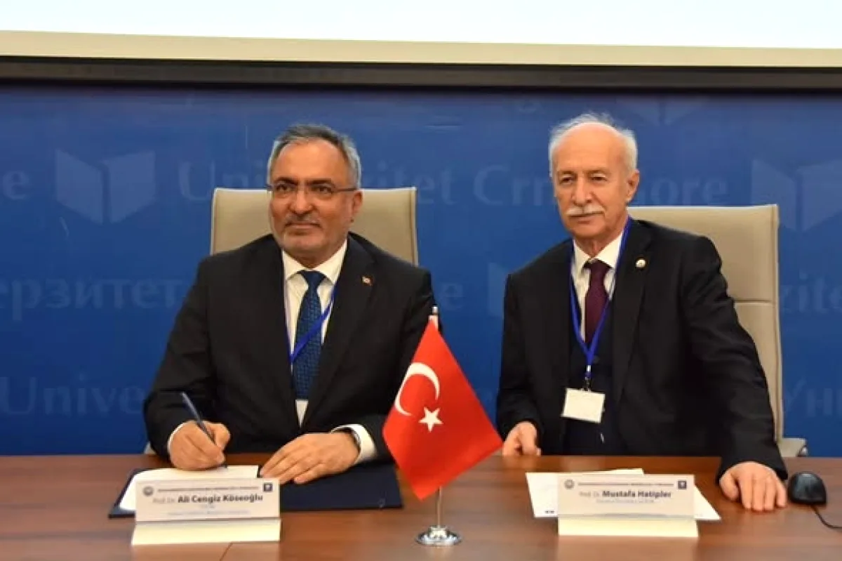 AYBÜ Balkan Üniversiteler Birliği'ne Resmen Katıldı AYBÜ Balkan Üniversiteler Birliği'ne Resmen Katıldı