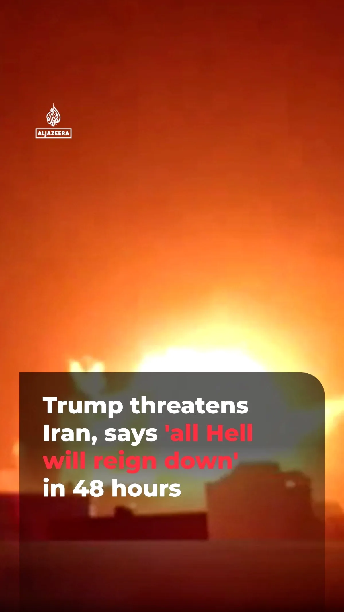Trump'dan İran'a 48 Saatlik Ültimatom: 'Hürmüz Boğazı Açılmazsa Cehennem Yağacak' Trump'dan İran'a 48 Saatlik Ültimatom: 'Hürmüz Boğazı Açılmazsa Cehennem Yağacak'