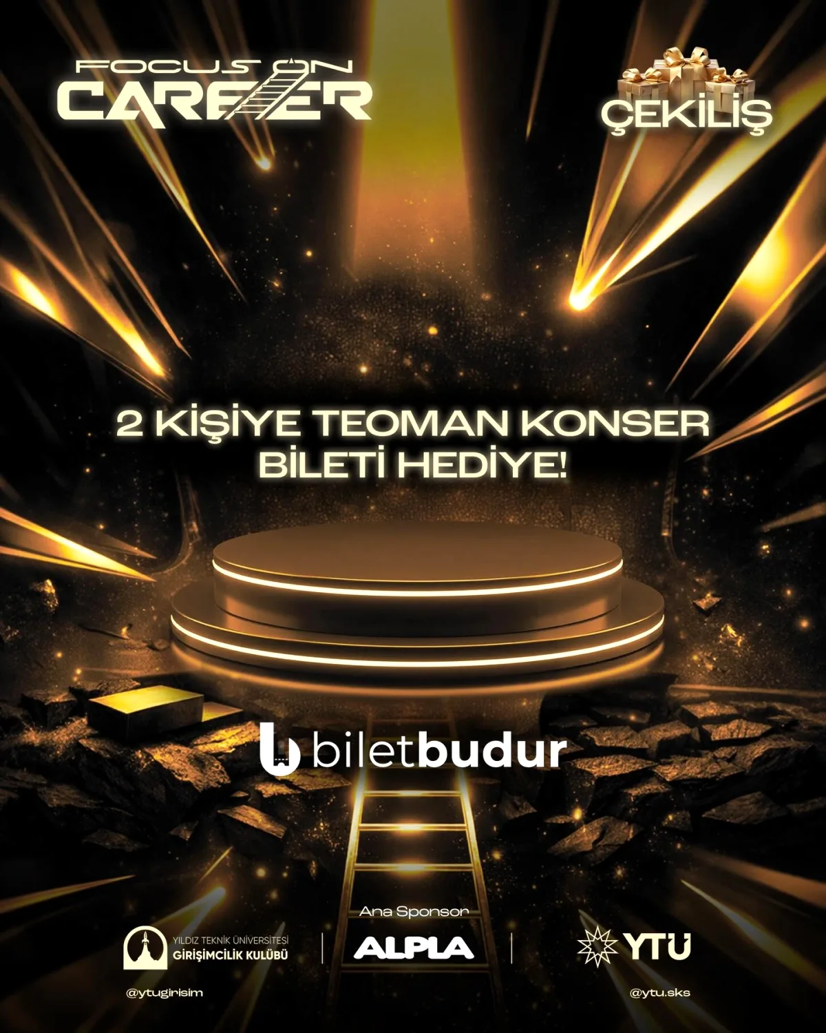 YTÜ Girişimcilik Kulübü'nden Teoman Konser Bileti Çekilişi YTÜ Girişimcilik Kulübü'nden Teoman Konser Bileti Çekilişi