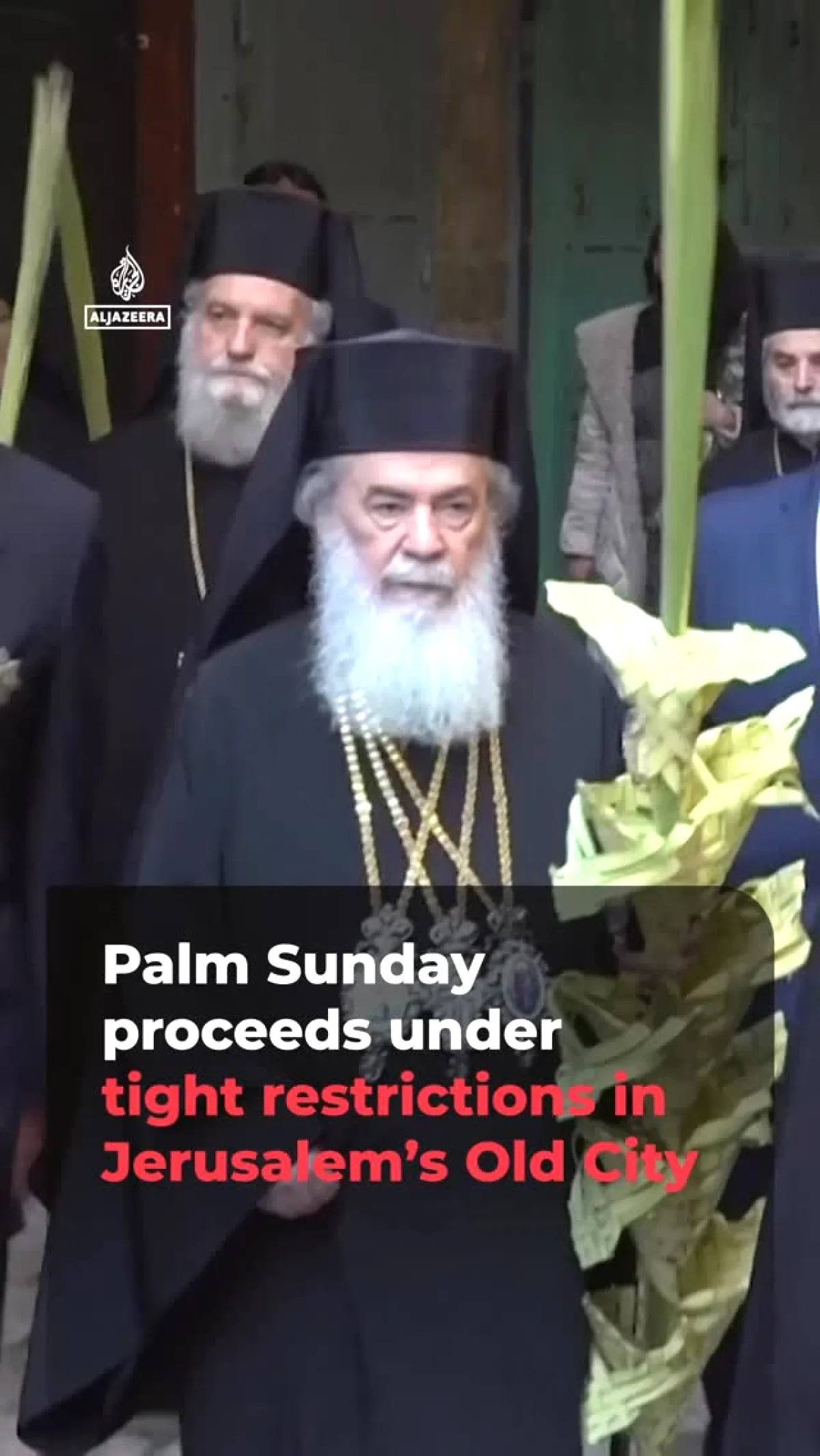 Palm Sunday Prayers at Jerusalem's Holy Sepulchre Under War Shadows Palm Sunday Prayers at Jerusalem's Holy Sepulchre Under War Shadows