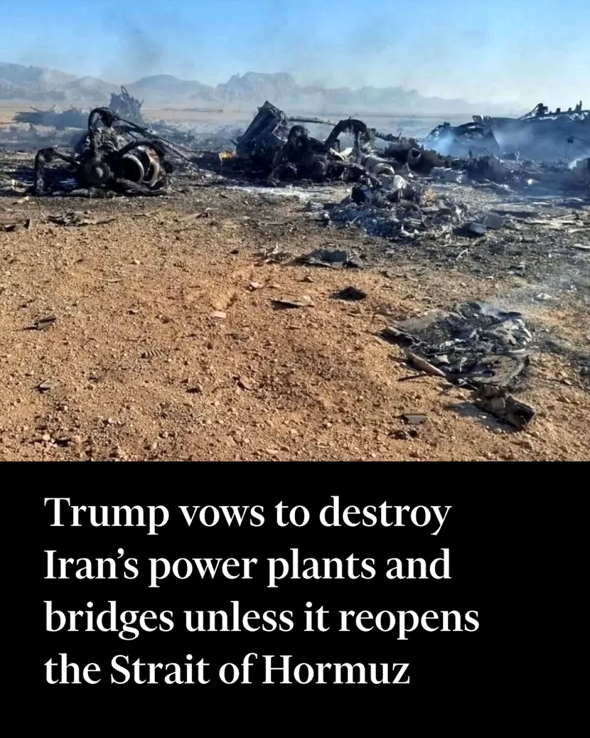 Trump'tan İran'a Gece Yarısı Ultimatomu Trump'tan İran'a Gece Yarısı Ultimatomu
