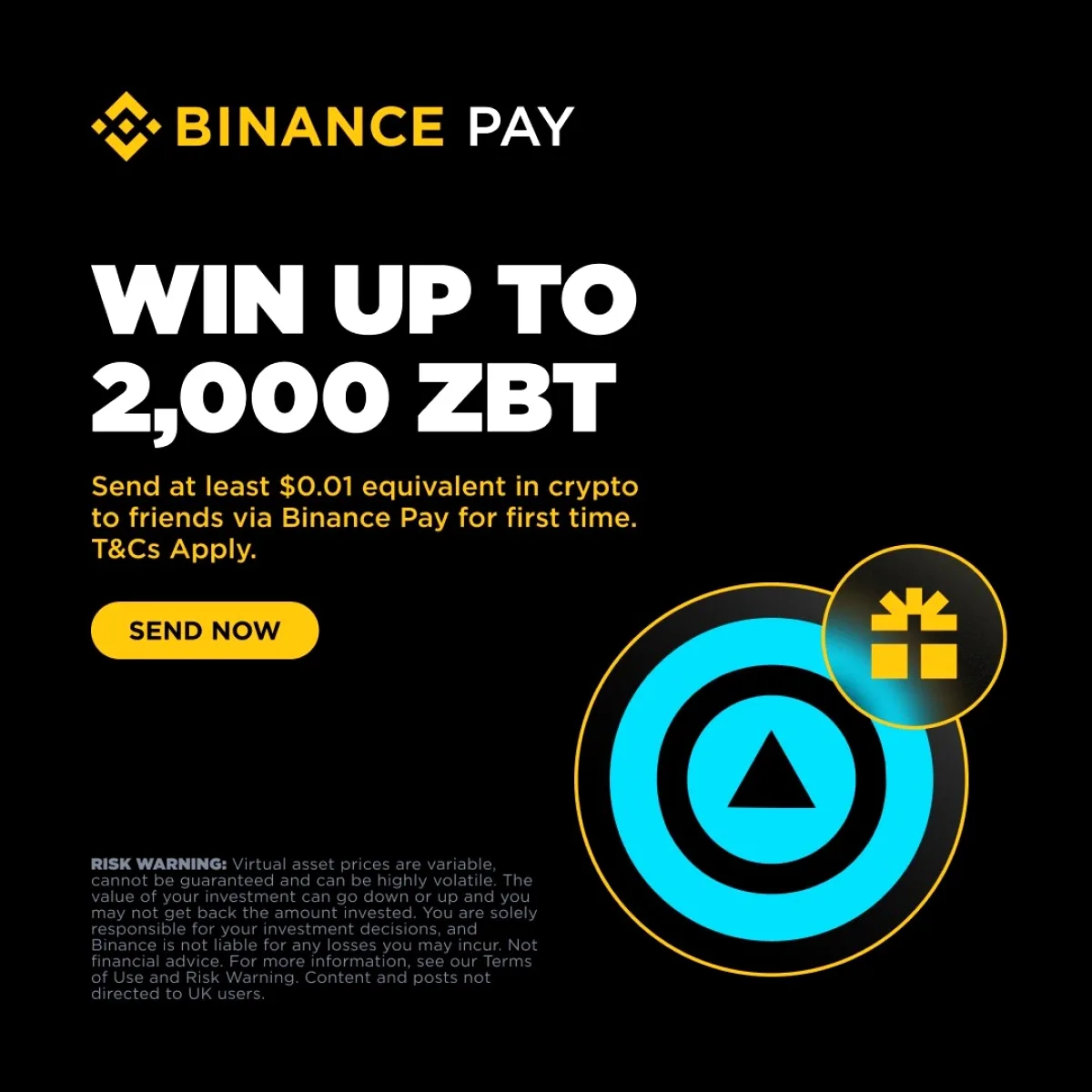 Binance Pay İlk Gönderimde 2.000 ZBT Kazanma Fırsatı Binance Pay İlk Gönderimde 2.000 ZBT Kazanma Fırsatı