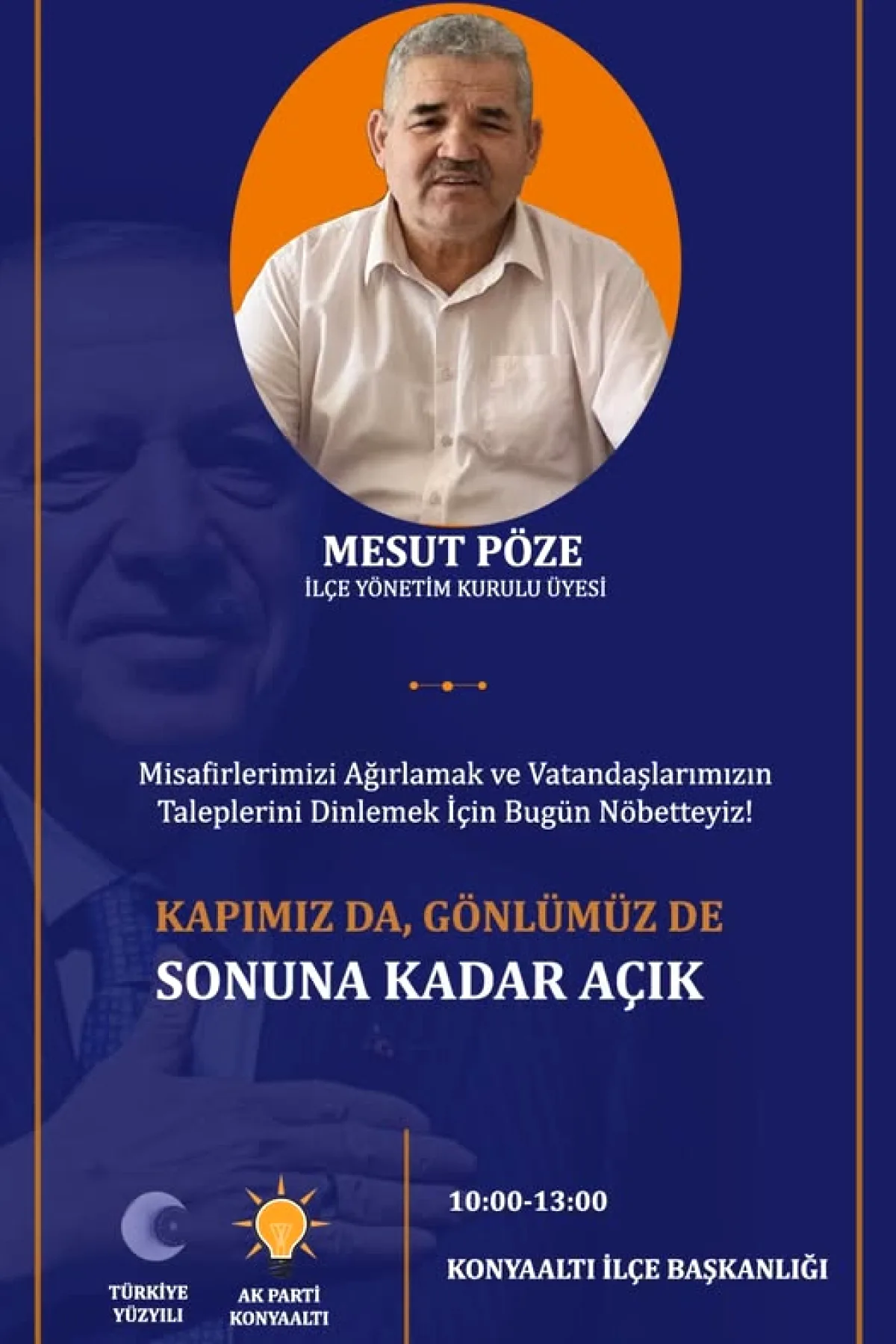 Konyaaltı'da AK Parti Nöbetçi Sistemi: Vatandaşlar Sorularını İletebilir Konyaaltı'da AK Parti Nöbetçi Sistemi: Vatandaşlar Sorularını İletebilir