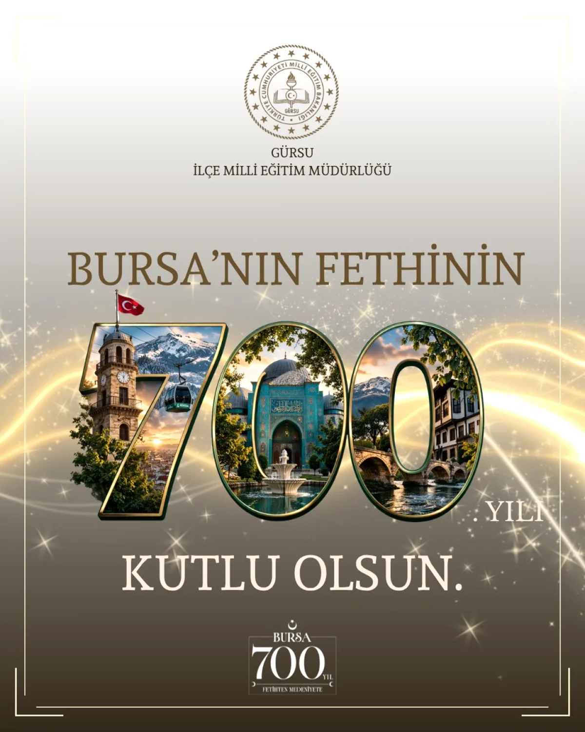 Bursa'nın Fethinin 700. Yılı Gürsu'da Gururla Anılıyor Bursa'nın Fethinin 700. Yılı Gürsu'da Gururla Anılıyor