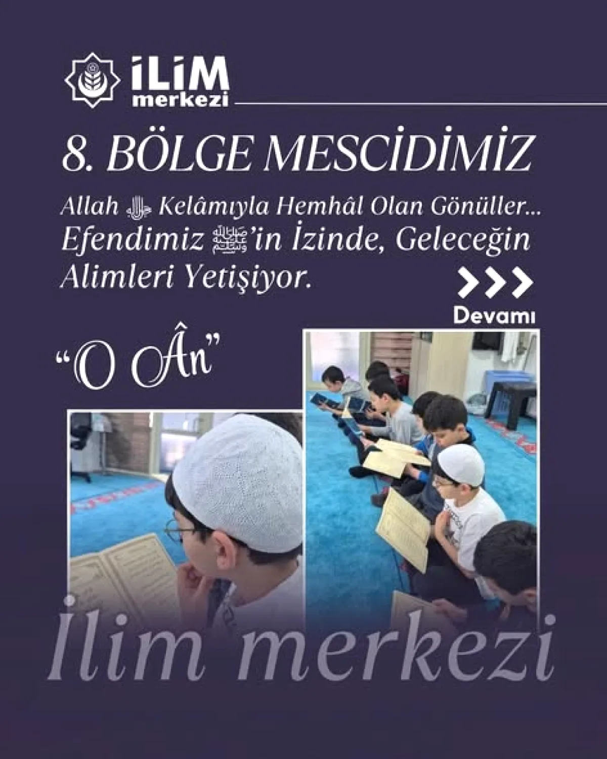 Başakşehir İlim Merkezi'nde Kur'an-ı Kerim Ezber Çalışmaları Sürüyor Başakşehir İlim Merkezi'nde Kur'an-ı Kerim Ezber Çalışmaları Sürüyor