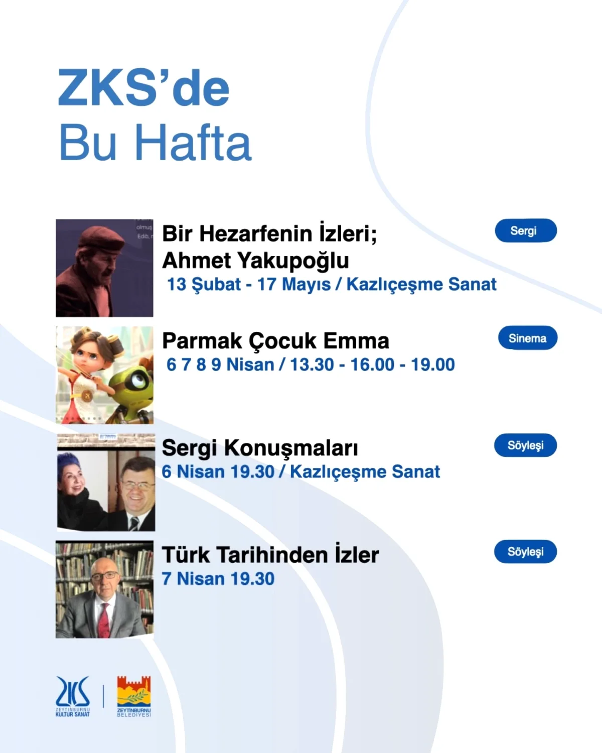 Zeytinburnu Kültür Sanat'ta Nisan Ayı Kültür Şöleni Başlıyor Zeytinburnu Kültür Sanat'ta Nisan Ayı Kültür Şöleni Başlıyor