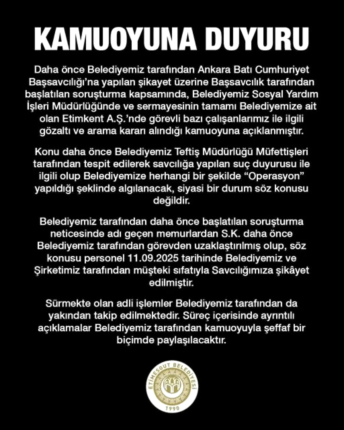 CHP Etimesgut İlçe Başkanı Selçuk Demir: "Zamlara Hayır!" CHP Etimesgut İlçe Başkanı Selçuk Demir: "Zamlara Hayır!"