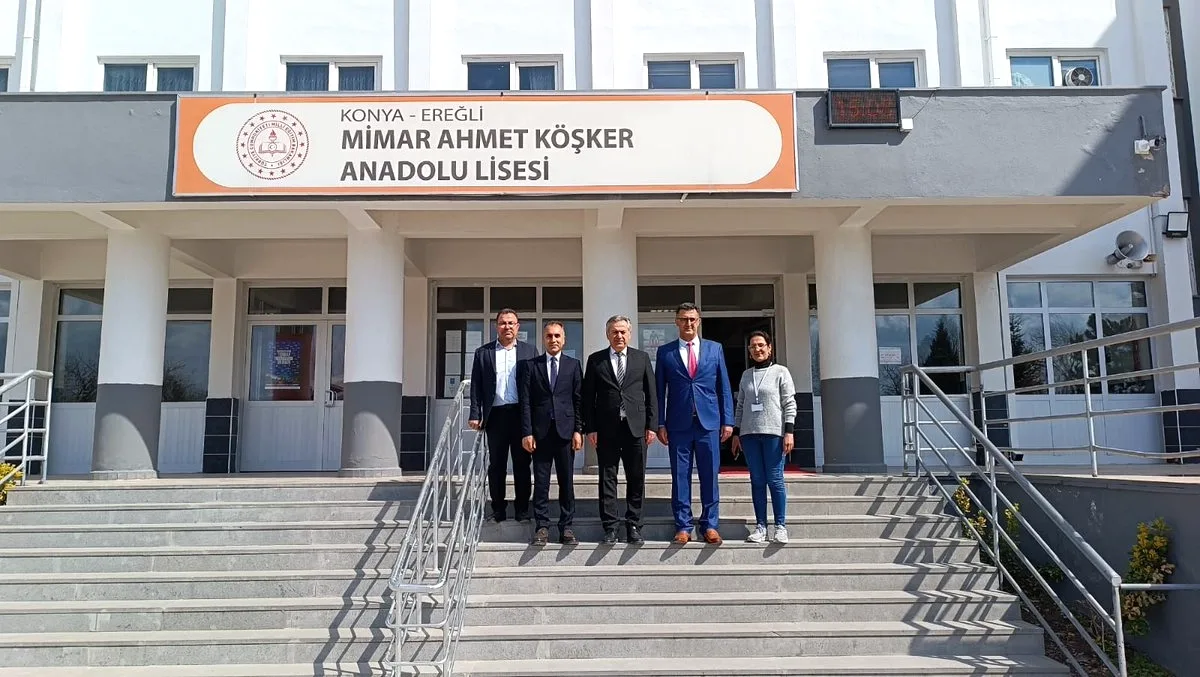 Konya İl Milli Eğitim Müdürü Murat Yiğit, Ereğli'de Okul Ziyaretinde Bulundu Konya İl Milli Eğitim Müdürü Murat Yiğit, Ereğli'de Okul Ziyaretinde Bulundu