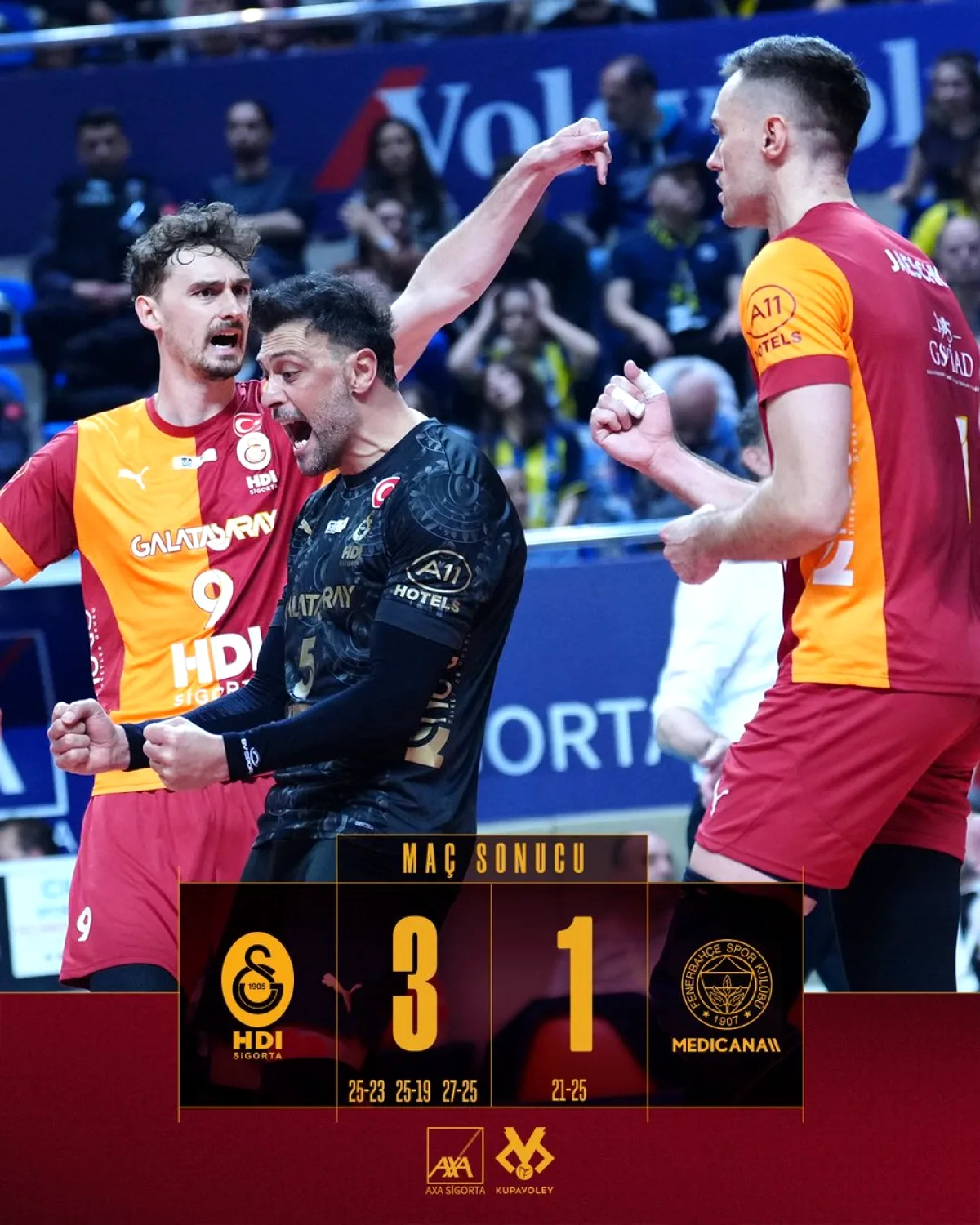 Galatasaray HDI Sigorta'dan Tebrik Aldı: Final Heyecanı Başladı! Galatasaray HDI Sigorta'dan Tebrik Aldı: Final Heyecanı Başladı!