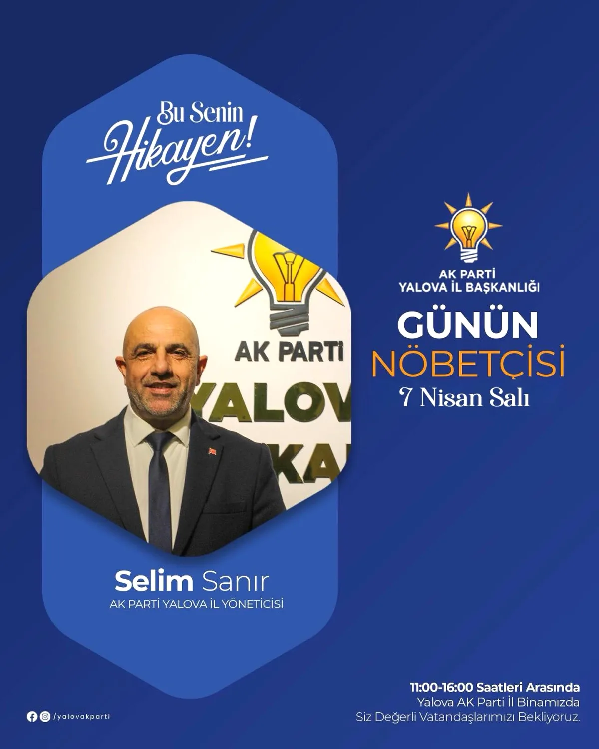 AK Parti Yalova'da Nöbetçi Yönetici Vatandaşların Sorunlarını Dinliyor AK Parti Yalova'da Nöbetçi Yönetici Vatandaşların Sorunlarını Dinliyor