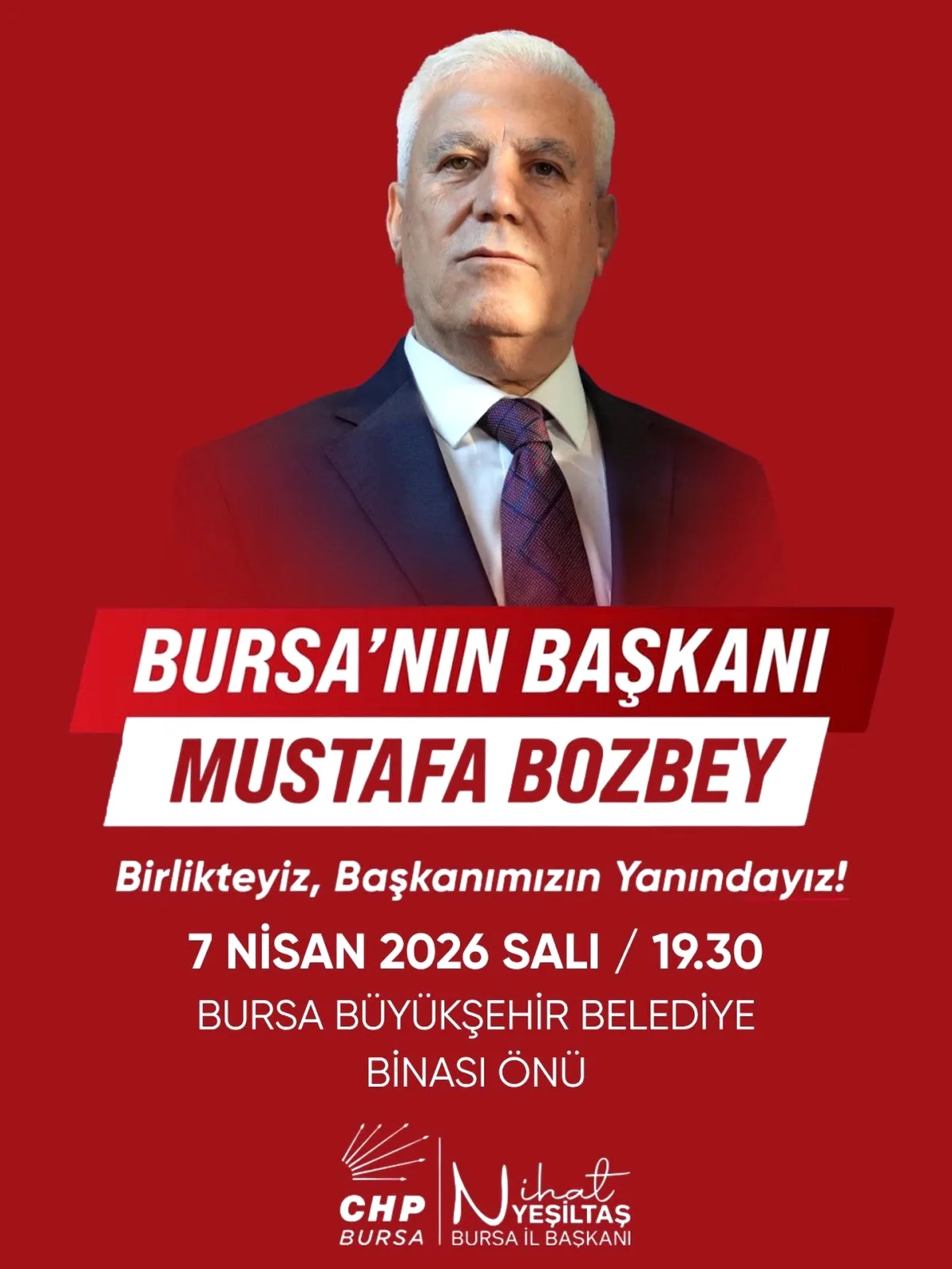 Kayışoğlu: Bursa Belediyesi Önünde Hukuksuzluk İddialarını Protesto Edecek Kayışoğlu: Bursa Belediyesi Önünde Hukuksuzluk İddialarını Protesto Edecek