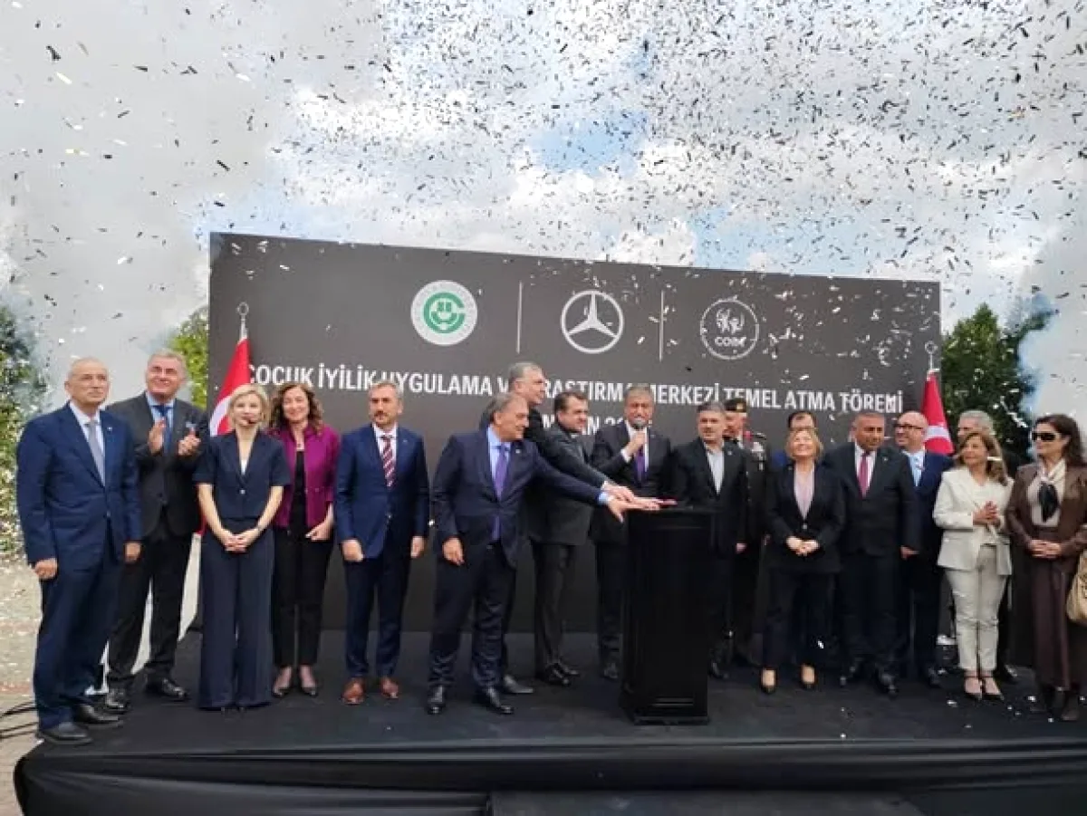 Adana'da Çocuk İyilik Merkezi İçin Temel Atıldı Adana'da Çocuk İyilik Merkezi İçin Temel Atıldı