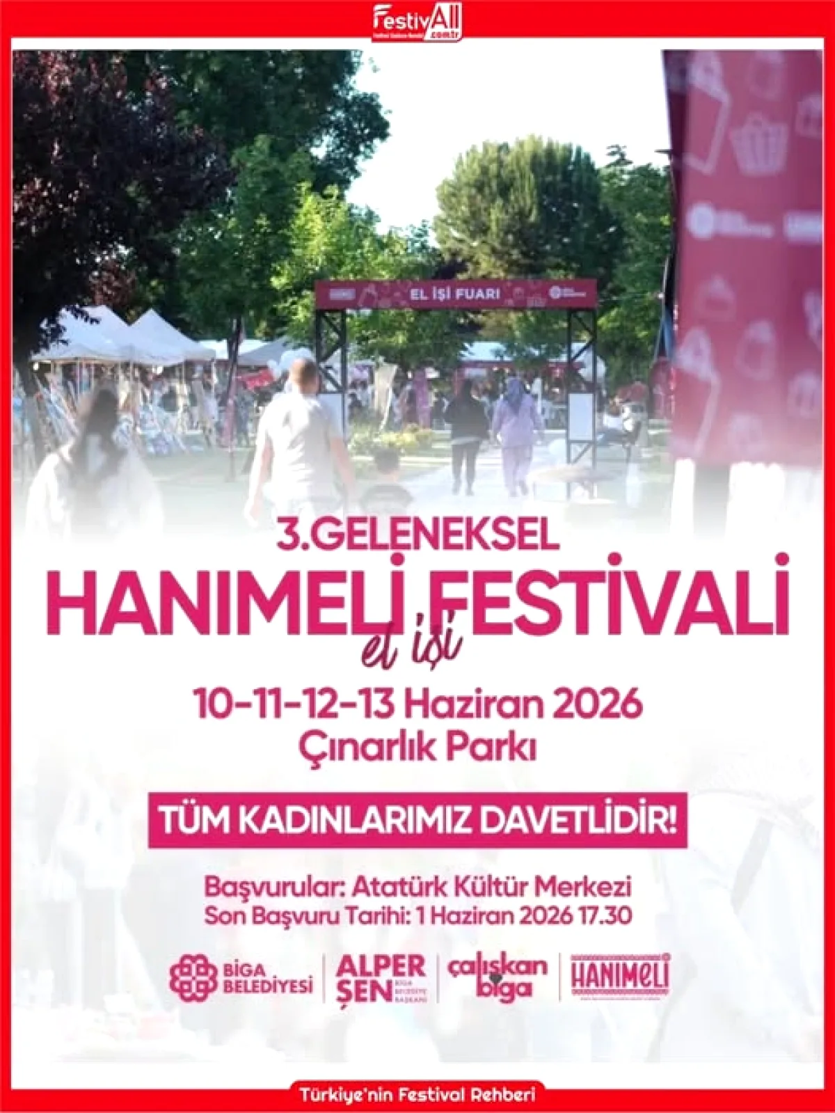 Biga Hanımeli Festivali Üçüncü Kez Kapılarını Açıyor Biga Hanımeli Festivali Üçüncü Kez Kapılarını Açıyor