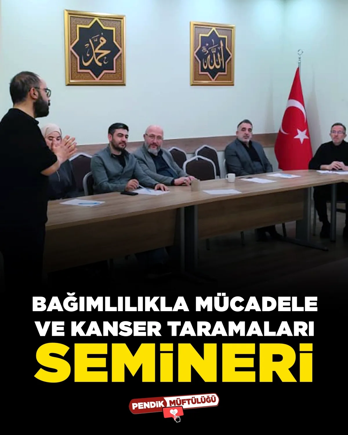 Pendik'te Bağımlılıkla Mücadele ve Kanser Taramaları Semineri Düzenlendi Pendik'te Bağımlılıkla Mücadele ve Kanser Taramaları Semineri Düzenlendi