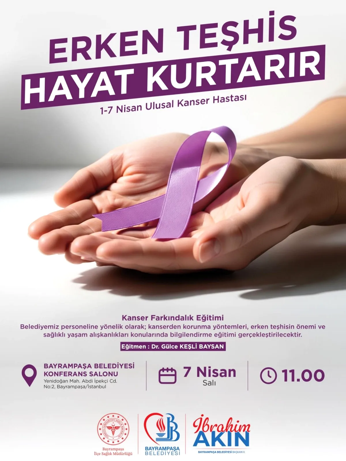Bayrampaşa'da Kanser Farkındalık Eğitimi: Erken Teşhisin Hayat Kurtaran Gücü Bayrampaşa'da Kanser Farkındalık Eğitimi: Erken Teşhisin Hayat Kurtaran Gücü