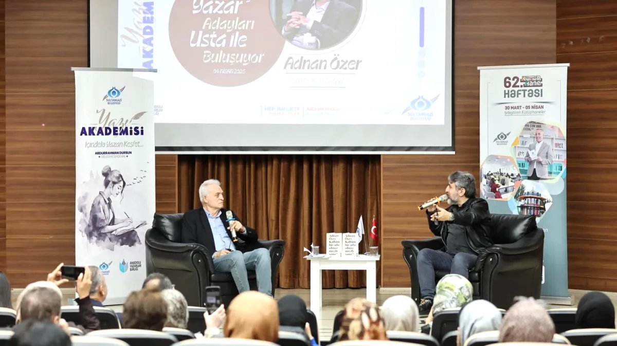 Sultangazi'de Genç Kalemler Yazar Adnan Özer ile Buluşturuldu Sultangazi'de Genç Kalemler Yazar Adnan Özer ile Buluşturuldu